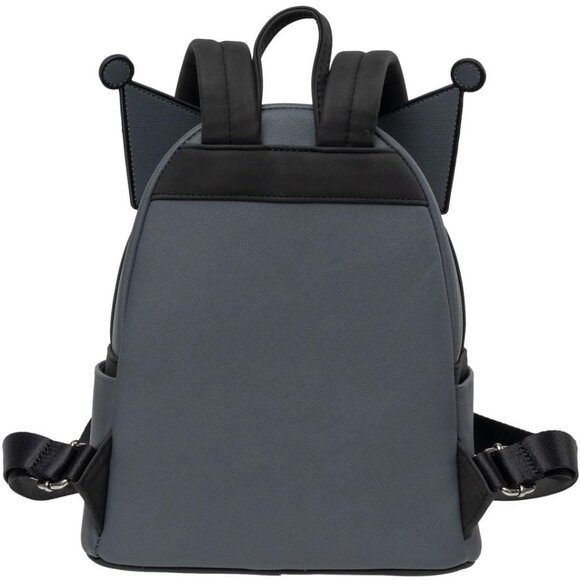 Sanrio Kuromi & My Melody Exclusive Mini-Backpack with Coin Purse Black Faux Lea - Picture 7 of 10